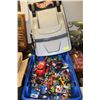Image 1 : LARGE HOTWHEELS RACECAR-STORAGE CONTAINER ON