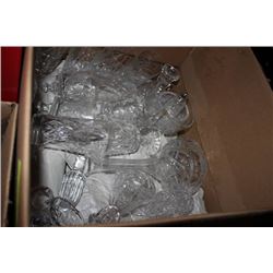 BOX OF ASST. ESTATE CRYSTAL