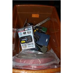 BOX WITH PRECISION WORK CLAMPS ETC.