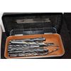 Image 1 : DRILL BITS IN BLACK CASE