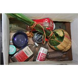 BOX OF COLLECTIBLE BOTTLES