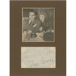 Lucille Ball and Desi Arnaz