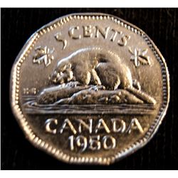 1950 Canada Nickel - UNC Condition