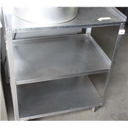 STAINLESS STEEL CART ON WHEELS