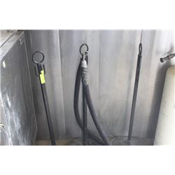 SET OF 3 STANCHIONS