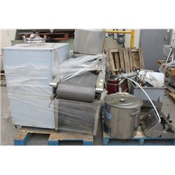 4 PALLETS  WITH BEAN CURD MACHINE,TOFU MACHINE &