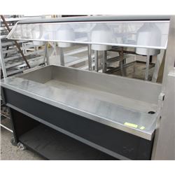 QUEST STAINLESS STEEL COMMERCIAL BUFFET TABLE