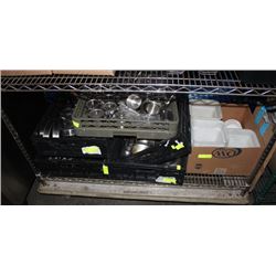 6 BOXES/TRAYS OF KITCHENWARE