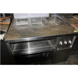 QUEST 3-WELL STEAM TABLE