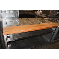 4 WELL STEAM TABLE