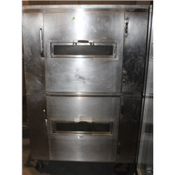 DOUBLE STACK CONVEYOR PIZZA OVEN