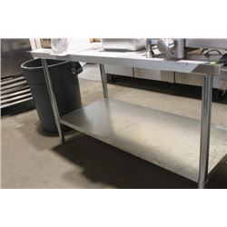 NEW STAINLESS STEEL  30" X 60" PREP TABLE