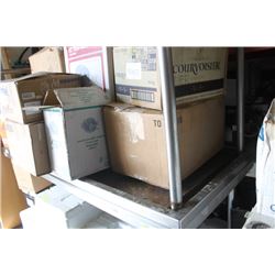 72" X 30 "STAINLESS STEEL TABLE-IDEAL WITH HOLE