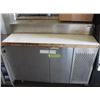 Image 1 : TWO DOOR REFRIGERATED PREP TABLE
