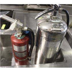 2 FIRE EXTINGUISHERS