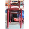 Image 1 : RED WOODEN CHAIR X16