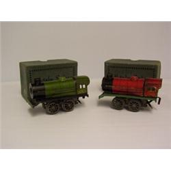 TWO BOXED HORNBY SERIES CLOCKWORK TRAINS 50 - 70...