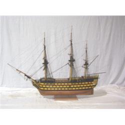 HAND BUILT MODEL OF HMS VICTORY 180 - 220...