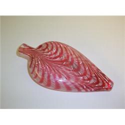 PINK AND WHITE LOOPED NAILSEA FLASK 50 - 65...
