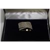 Image 1 : STERLING SILVER DIAMOND (0.65ct) MEN'S RING