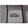 Image 1 : STERLING SILVER CUBIC ZIRCONIA RING