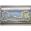 Image 1 : STERLING SILVER CLASP FRESHWATER PEARL NECKLACE