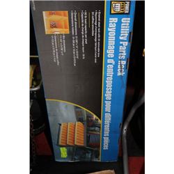 UTILITY PANTS, RACK BINS AND STEEL RACK