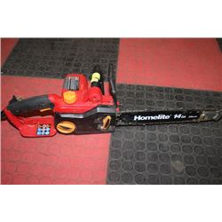 HOMELITE ELECTRIC CHAINSAW