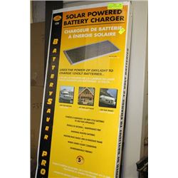 12 VOLT SOLAR POWERED BATTERY CHARGER