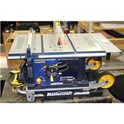 NEW 10" MASTERCRAFT TABLE SAW (HAWKEYE)