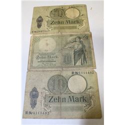 3 GERMAN 10 MARKS 1906