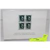 Image 1 : GERMAN WW-II HITLER UNCUT 4 STAMPS