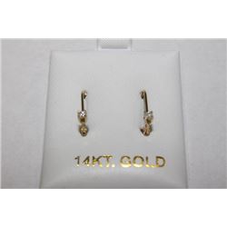 14K GOLD DIAMOND EARRINGS