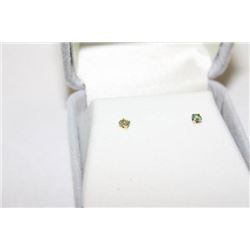 14K GOLD ALEXANDRITE EARRINGS