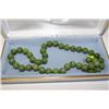 Image 1 : STERLING SILVER CLASP JADEITE NECKLACE