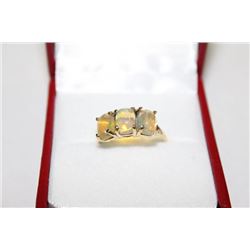 10K GOLD OPAL RING
