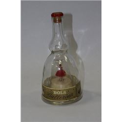 BOLS GOLD LIQUEUR BALLERINA MUSIC BOTTLE