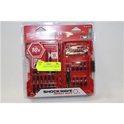 MILWAUKEE 24 PC IMPACT DRIVER SET