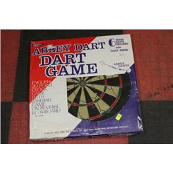 NEW ABBY DARTBOARD WITH DARTS