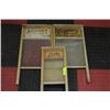 Image 1 : 3 VINTAGE WASHBOARDS