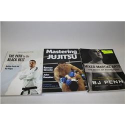 3 MARTIAL ARTS BOOKS