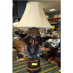 LARGE SPANISH HEAD LAMP