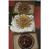 Image 1 : 3 HANDMADE SUN FACES X3