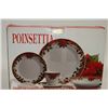 Image 1 : 20 PIECE POINSETTIA DISH SET