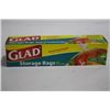 Image 1 : BOX OF 50 LARGE GLAD STORAGE BAGS