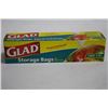 Image 1 : BOX OF 50 LARGE GLAD STORAGE BAGS
