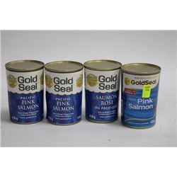 CAN OF GOLD SEAL PINK SALMON SOLD TIMES 4