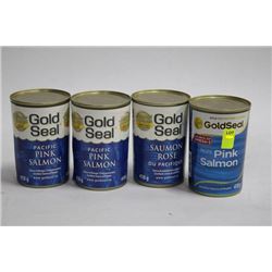 CAN OF GOLD SEAL PINK SALMON SOLD TIMES 4
