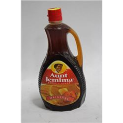 750ML BOTTLE OF AUNT JEMIMA ORIGINAL SYRUP