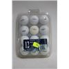 Image 1 : BOX OF 12 RECYCLED GOLF BALLS